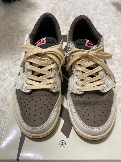 Travis Scott × Nike Air Jordan 1 Low OG SP "Reverse Mocha/Sail and Ridgerock"