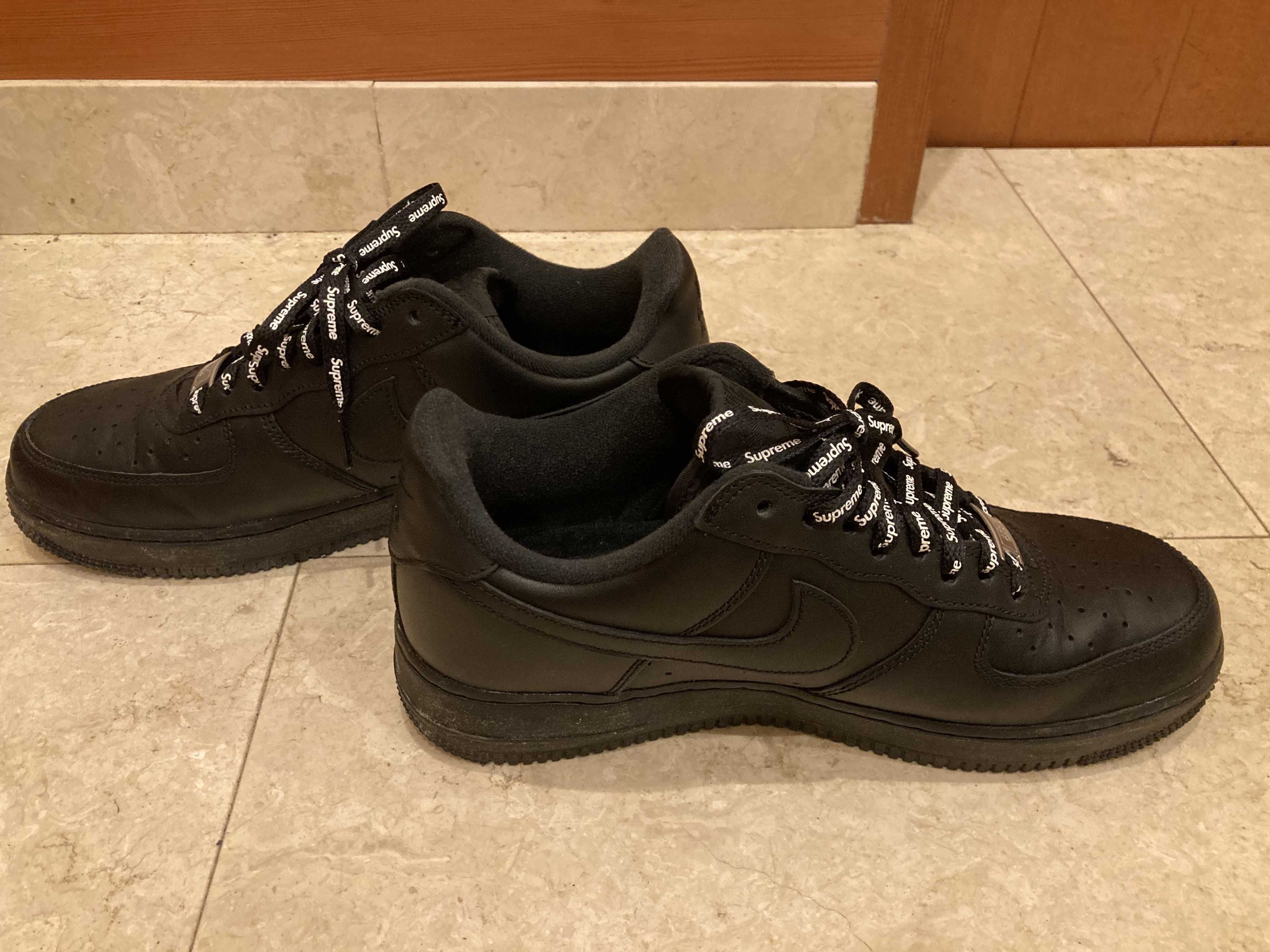 Supreme × Nike Air Force 1 Low "Black"