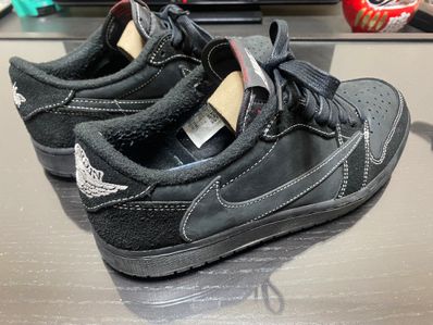 Travis Scott × Nike Air Jordan 1 Low OG SP "Black Phantom"