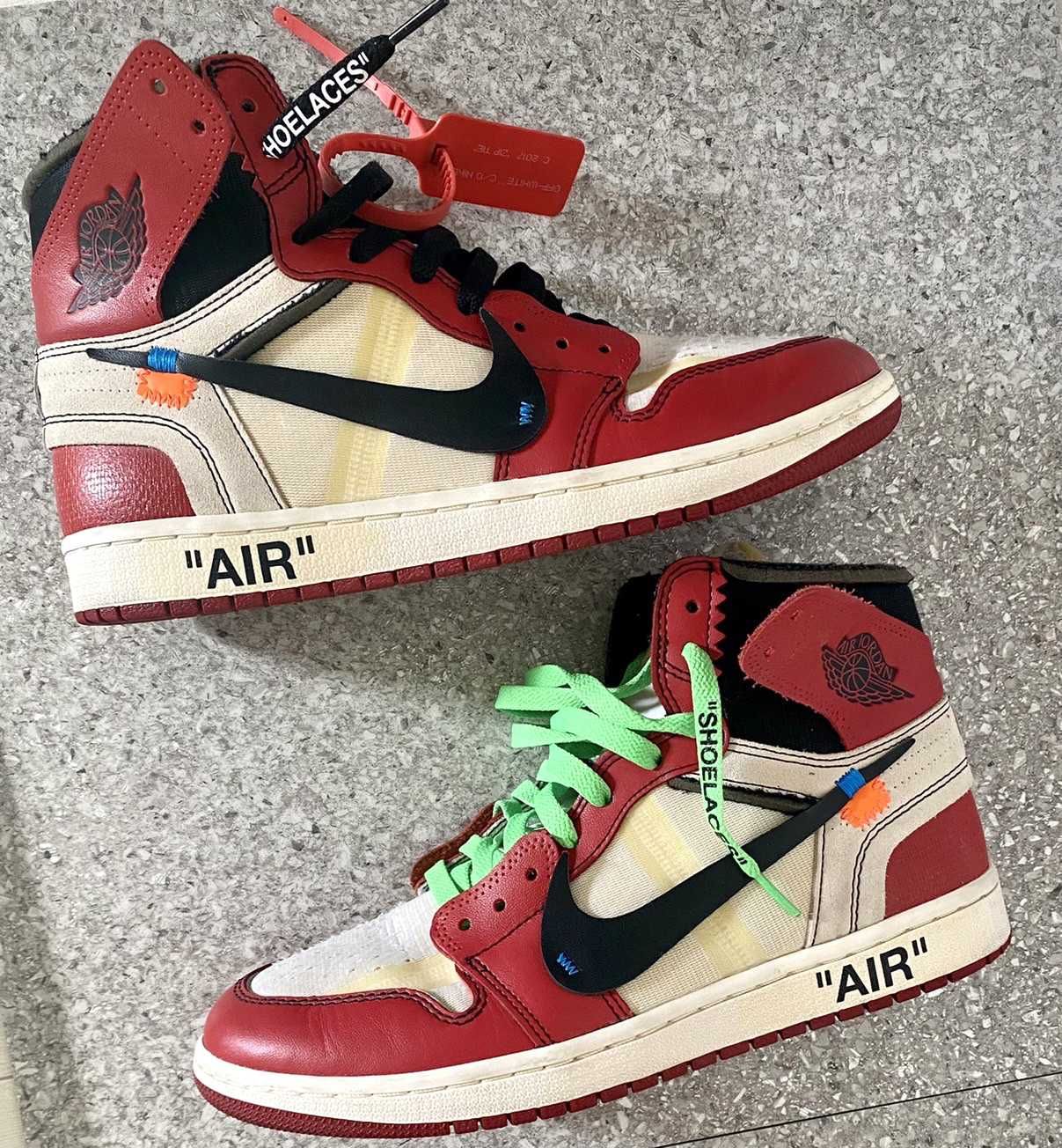 Off-White × Nike Air Jordan 1 Retro High The Ten "Chicago"