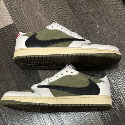 Travis Scott × Nike Air Jordan 1 Low OG SP "Reverse Olive"