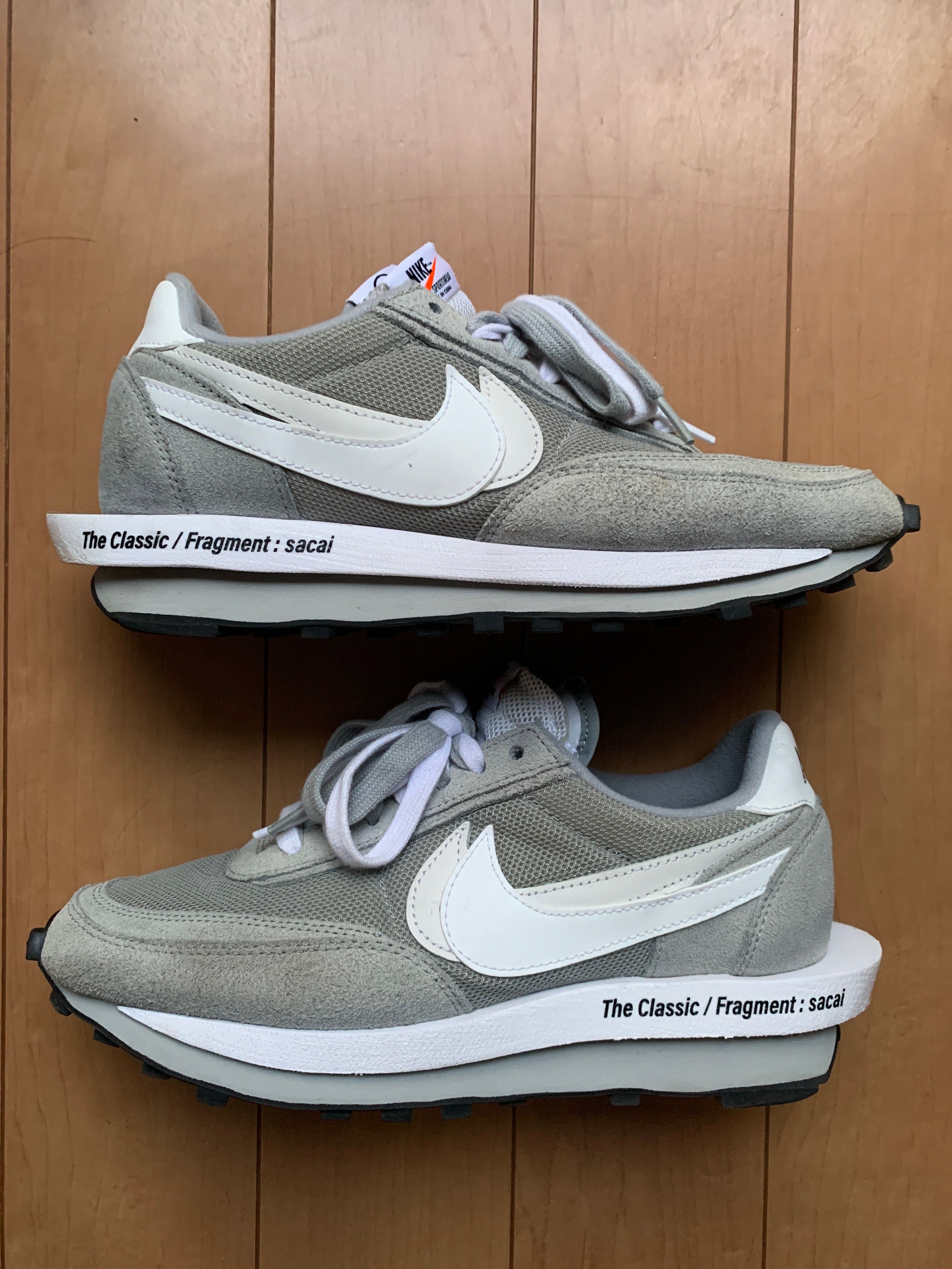 Fragment × sacai × Nike LD Waffle "Light Smoke Grey"