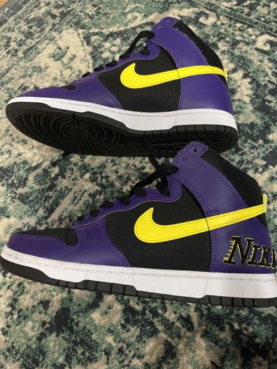 Nike Dunk High EMB "Lakers"