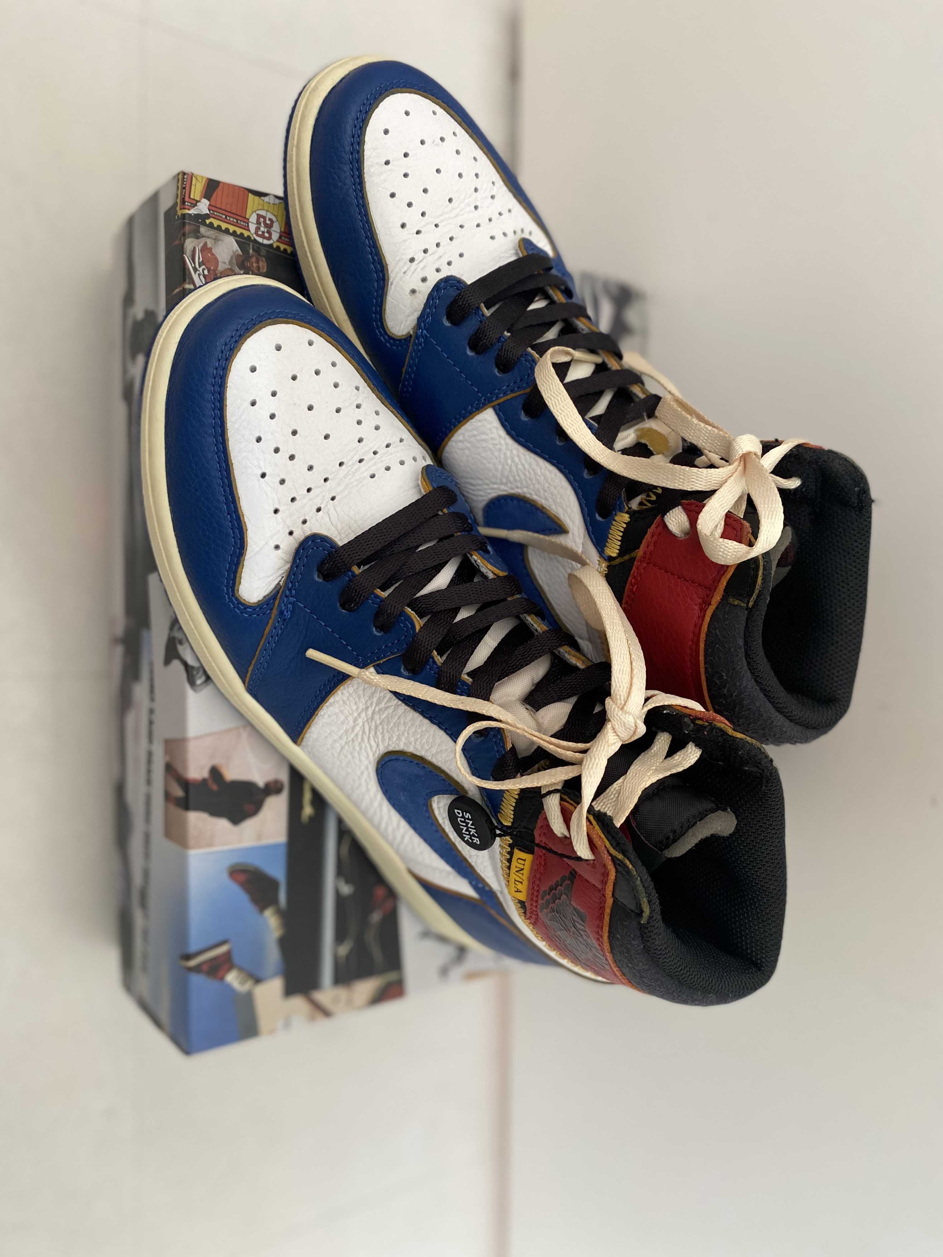 Union × Nike Air Jordan 1 Retro High OG NRG "Storm Blue/Varsity Red"