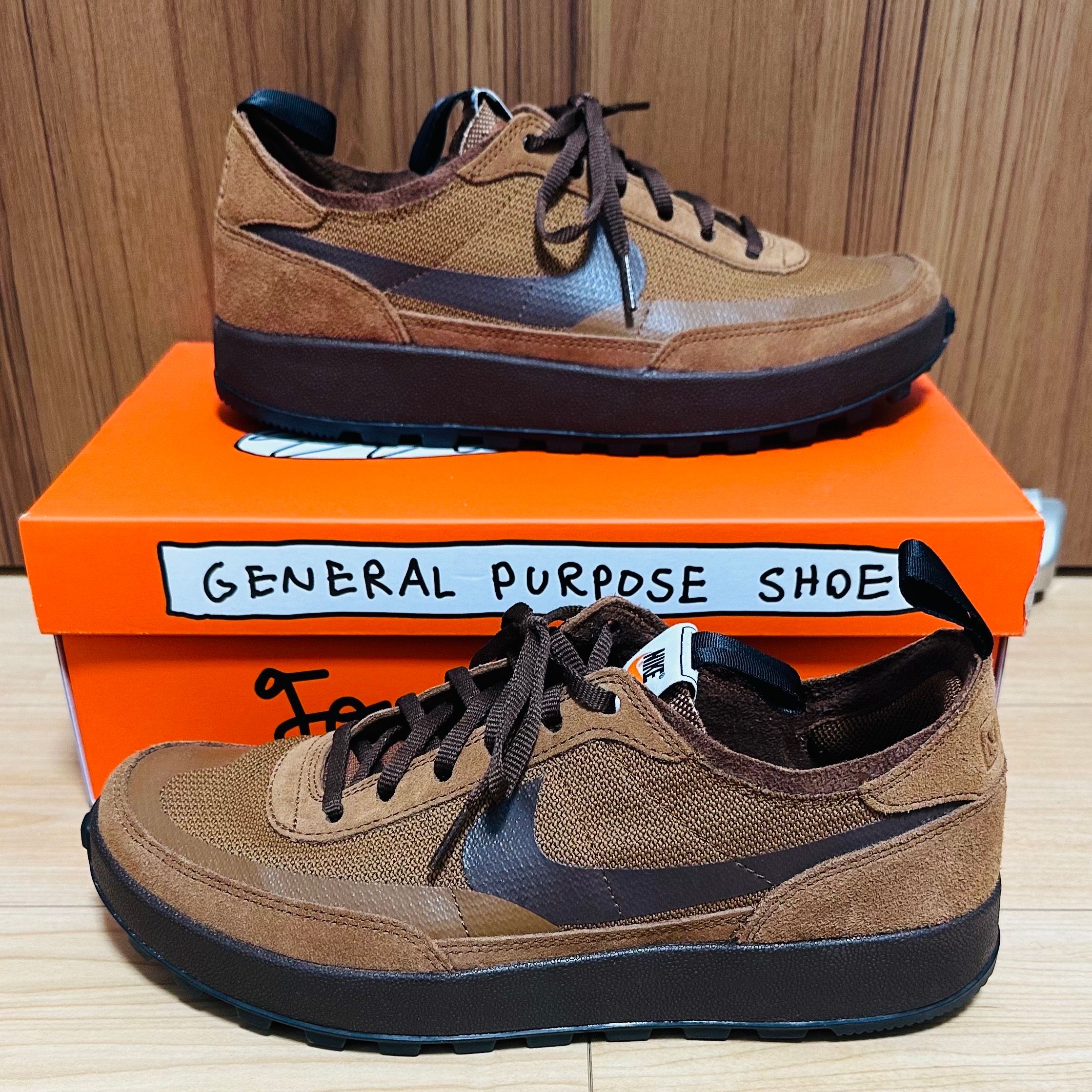 Tom Sachs × NikeCraft Women's General Purpose Shoe "Brown"