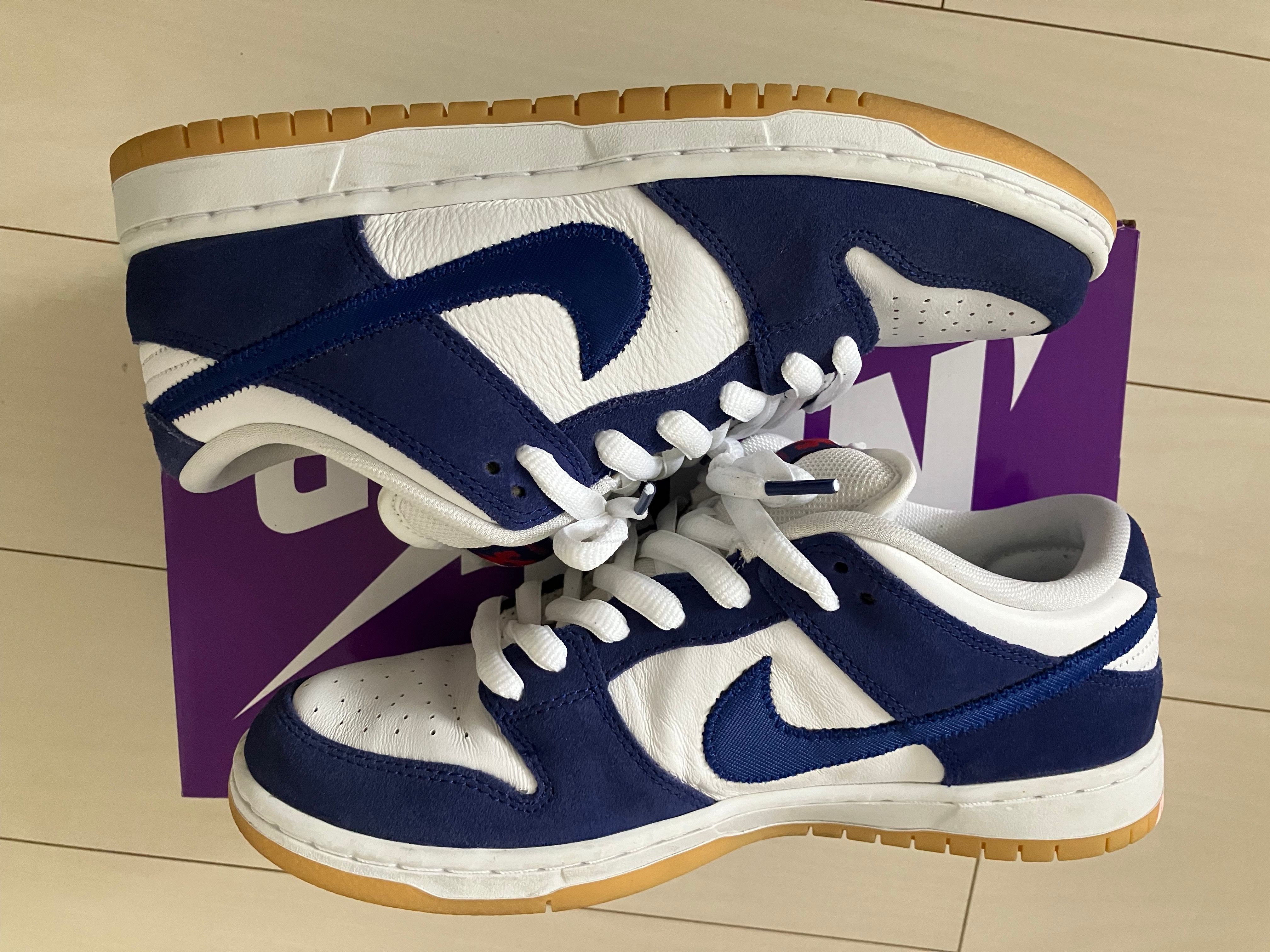 Nike SB Dunk Low "Los Angeles Dodgers/Deep Royal Blue"
