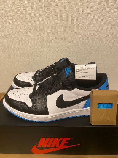 Nike Air Jordan 1 Low OG "Black and Dark Powder Blue/UNC"