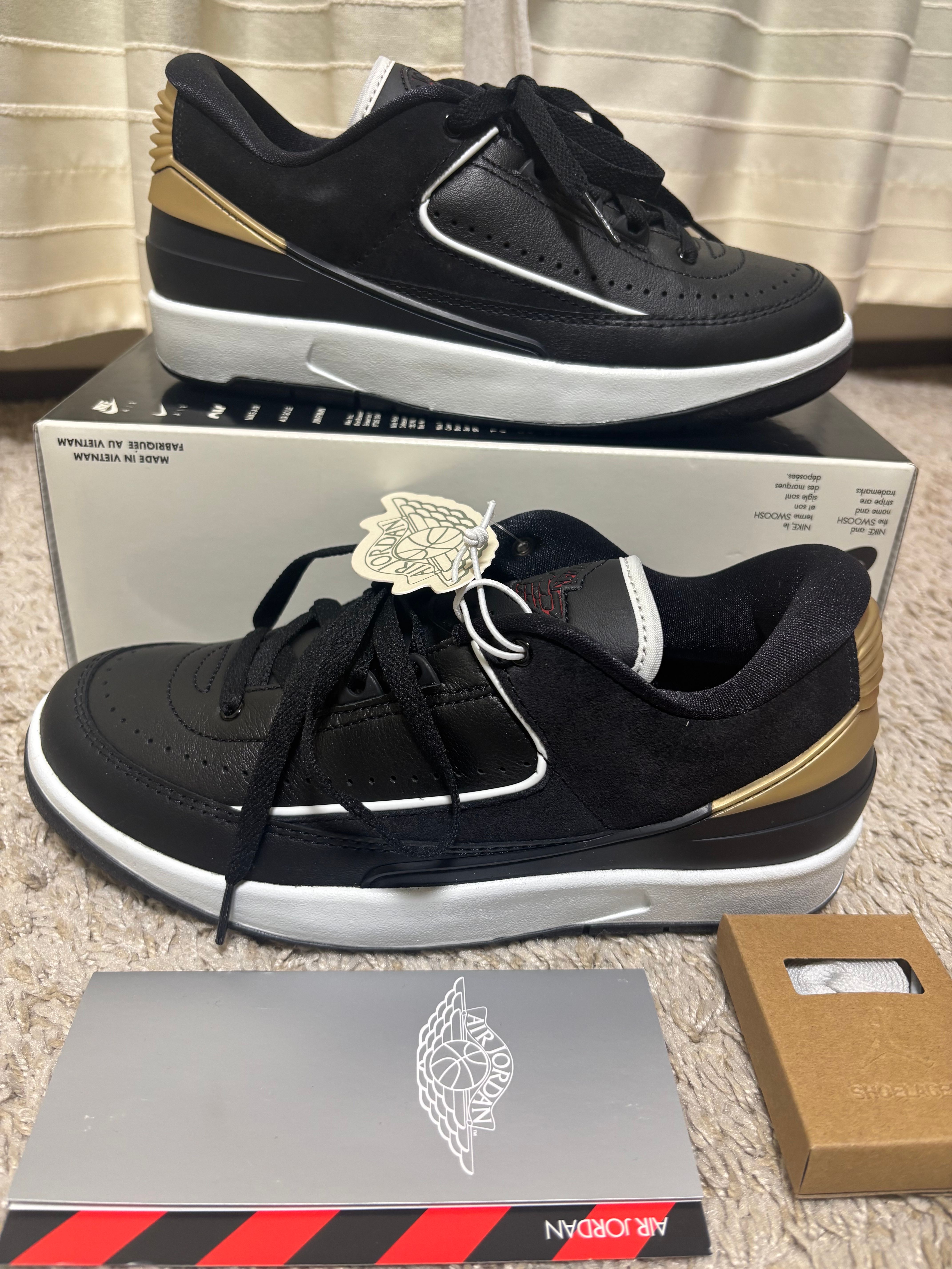 Nike Women's Air Jordan 2 Retro Low "Black/Varsity Red"