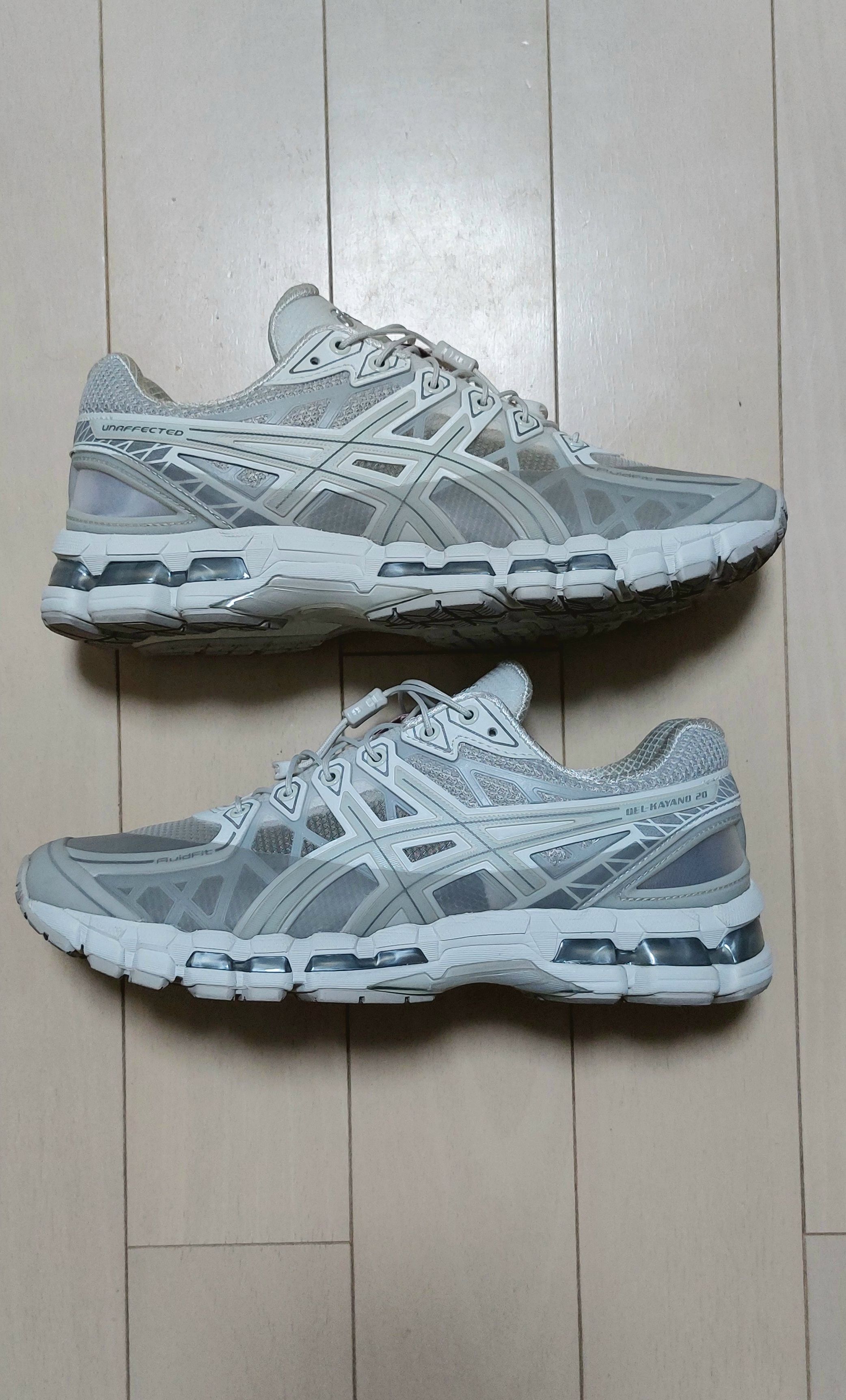 UNAFFECTED × Asics Gel-Kayano 20 "Cream/Lake Grey"