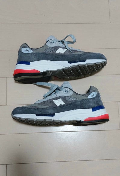 New Balance 992 "GRAY/BLUE/RED"