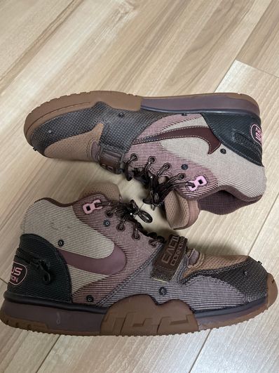 Travis Scott x Nike Air Trainer 1 SP "Archaeo Brown and Rust Pink"