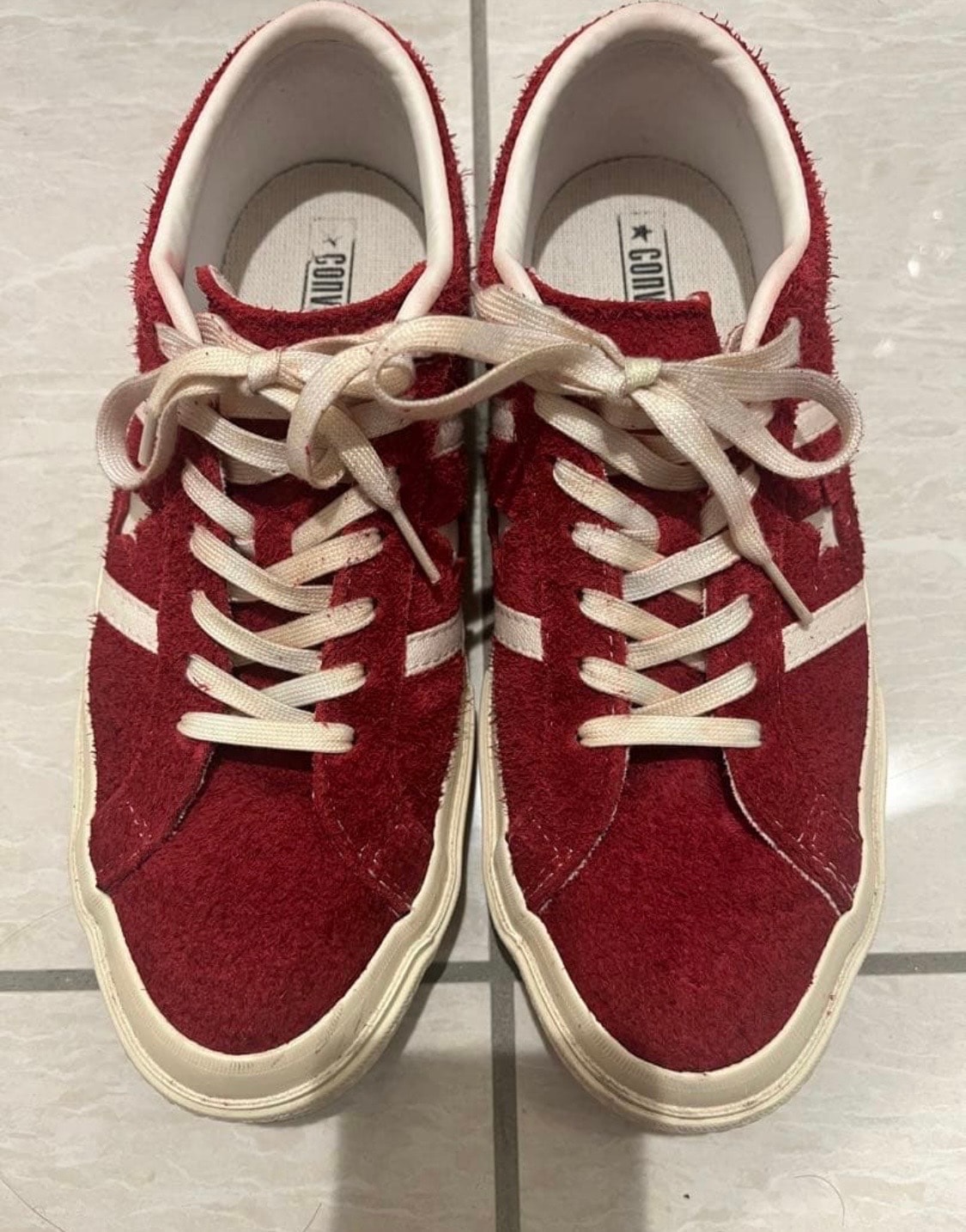 Converse Star&Bars Suede "Red"