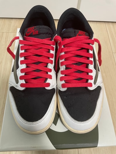 Travis Scott × Nike Women's Air Jordan 1 Low OG "Medium Olive"