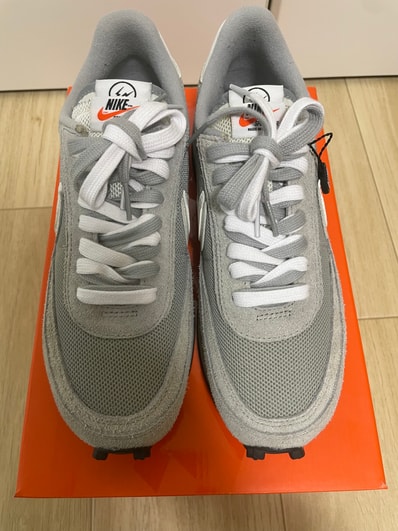 fragment design × sacai × Nike LD Waffle "Light Smoke Grey"