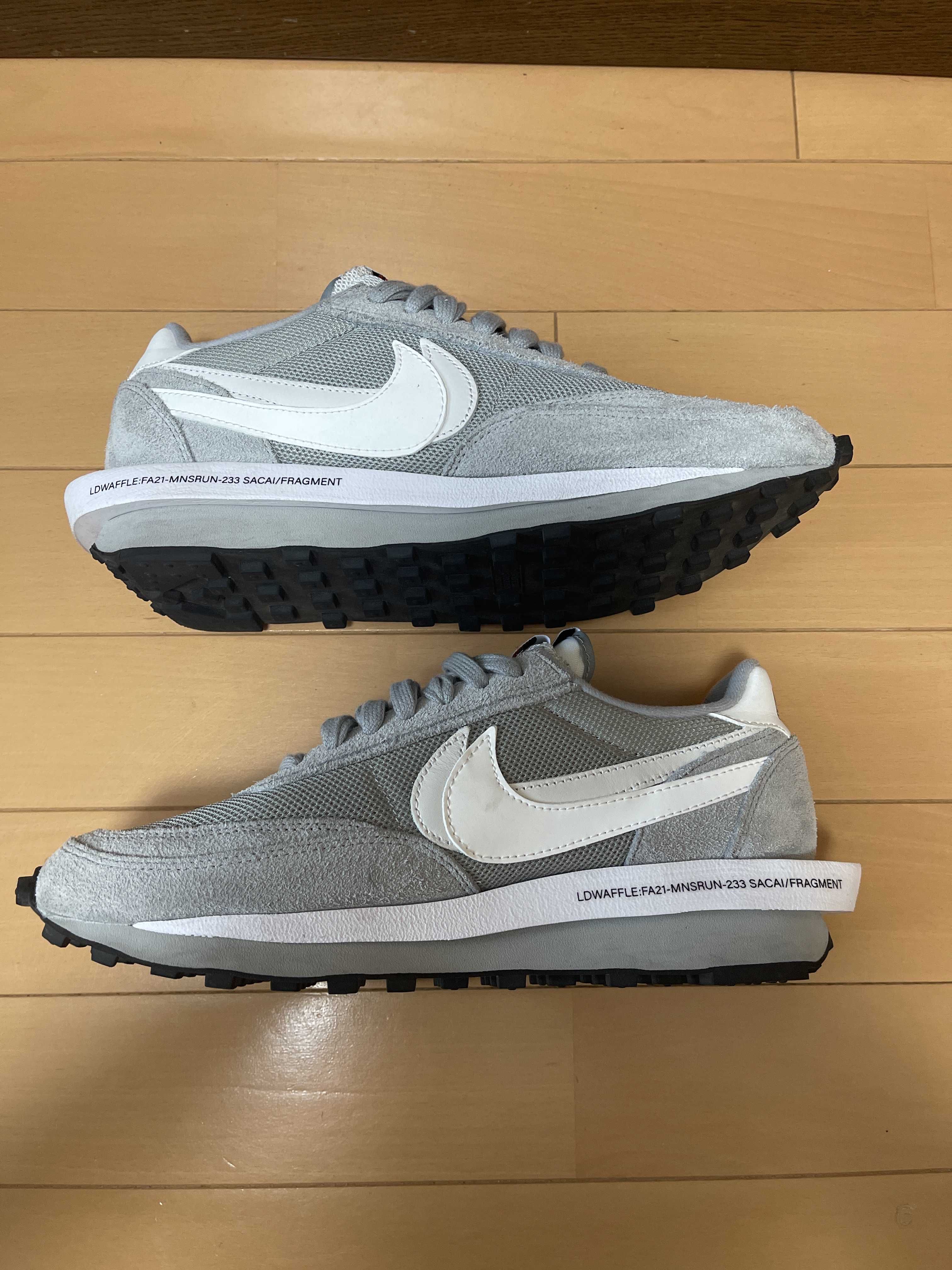 Fragment × sacai × Nike LD Waffle "Light Smoke Grey"