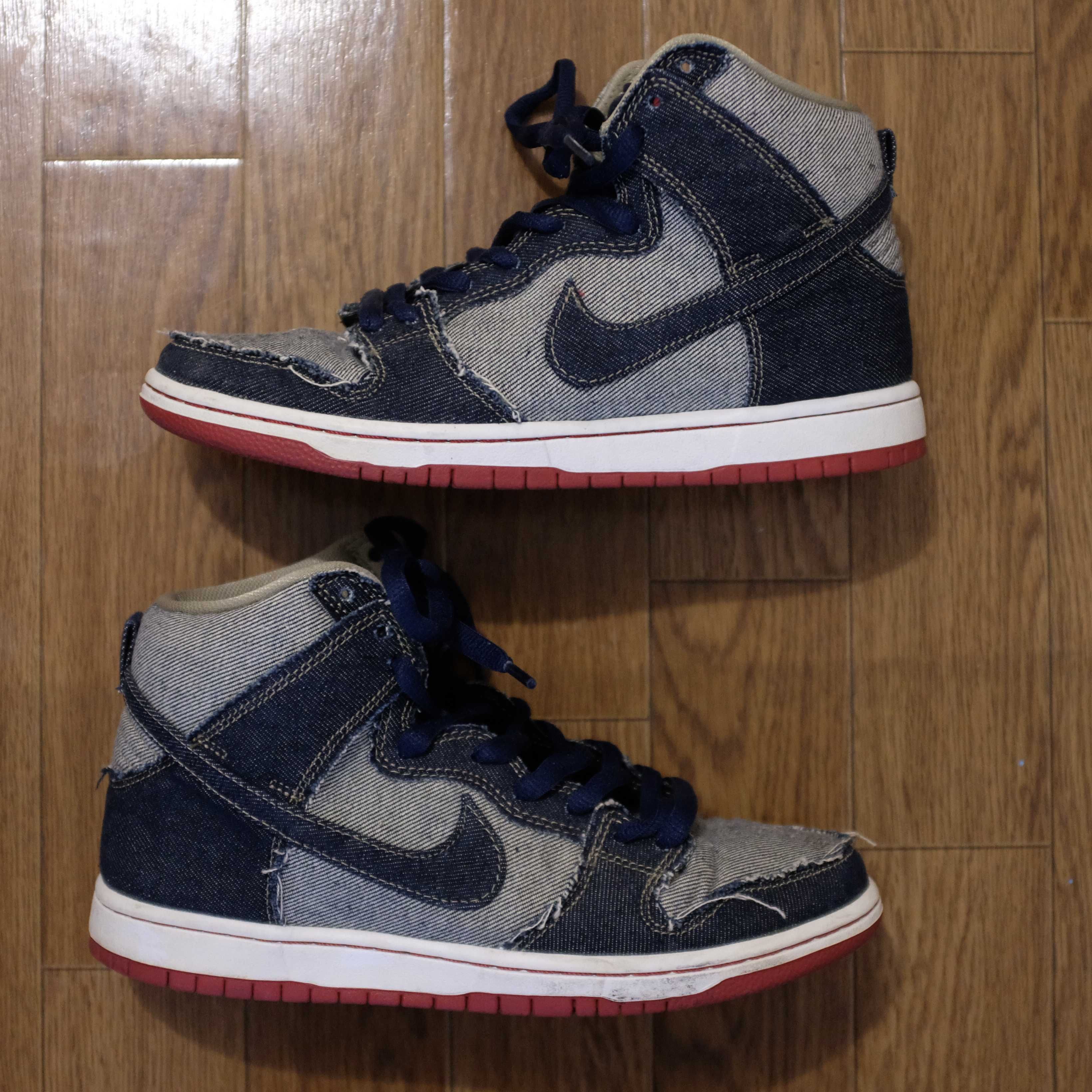 Nike SB Dunk High Reese Forbes Denim "Midnight Navy"