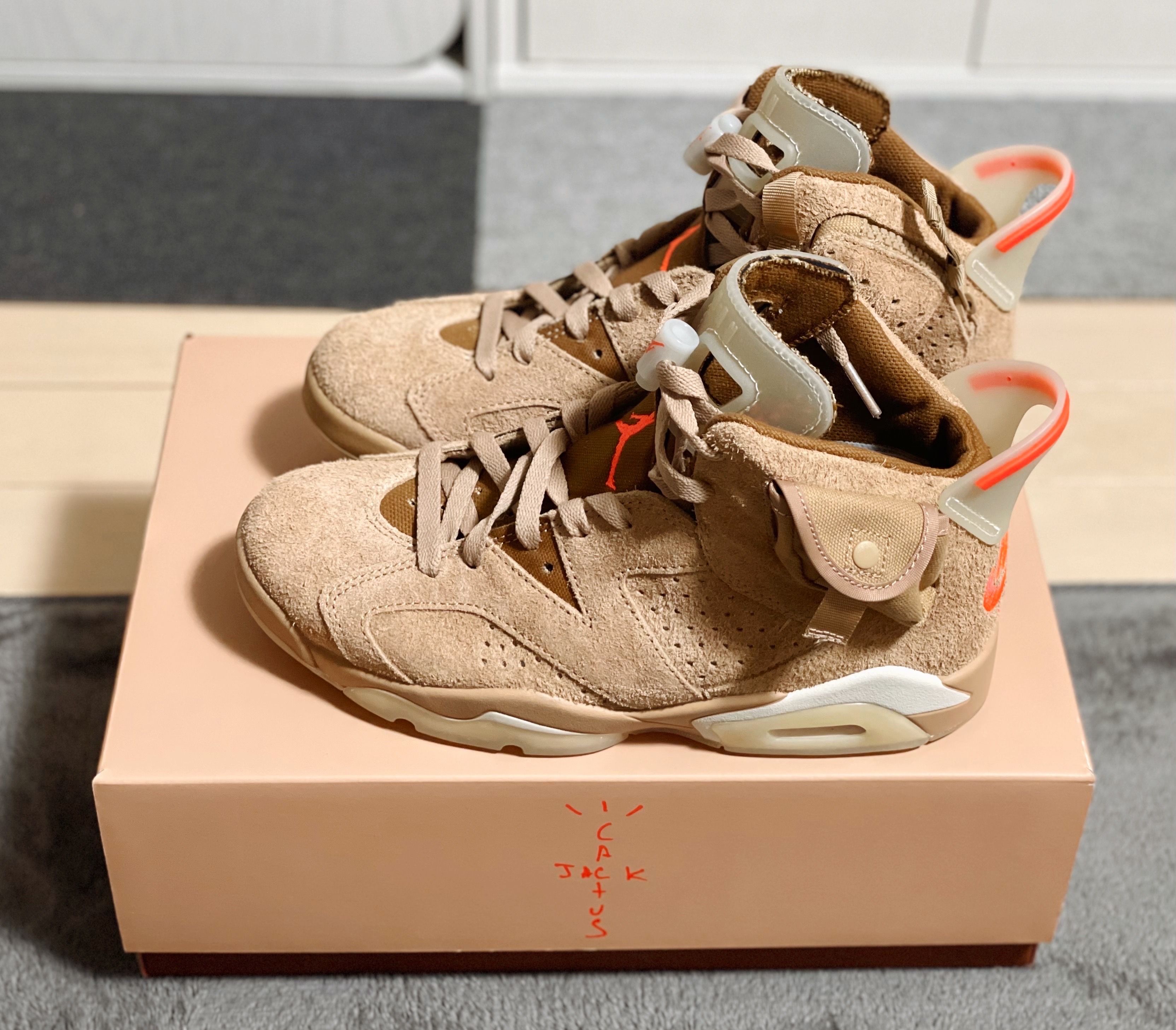 Travis Scott × Nike Air Jordan 6 "British Khaki"