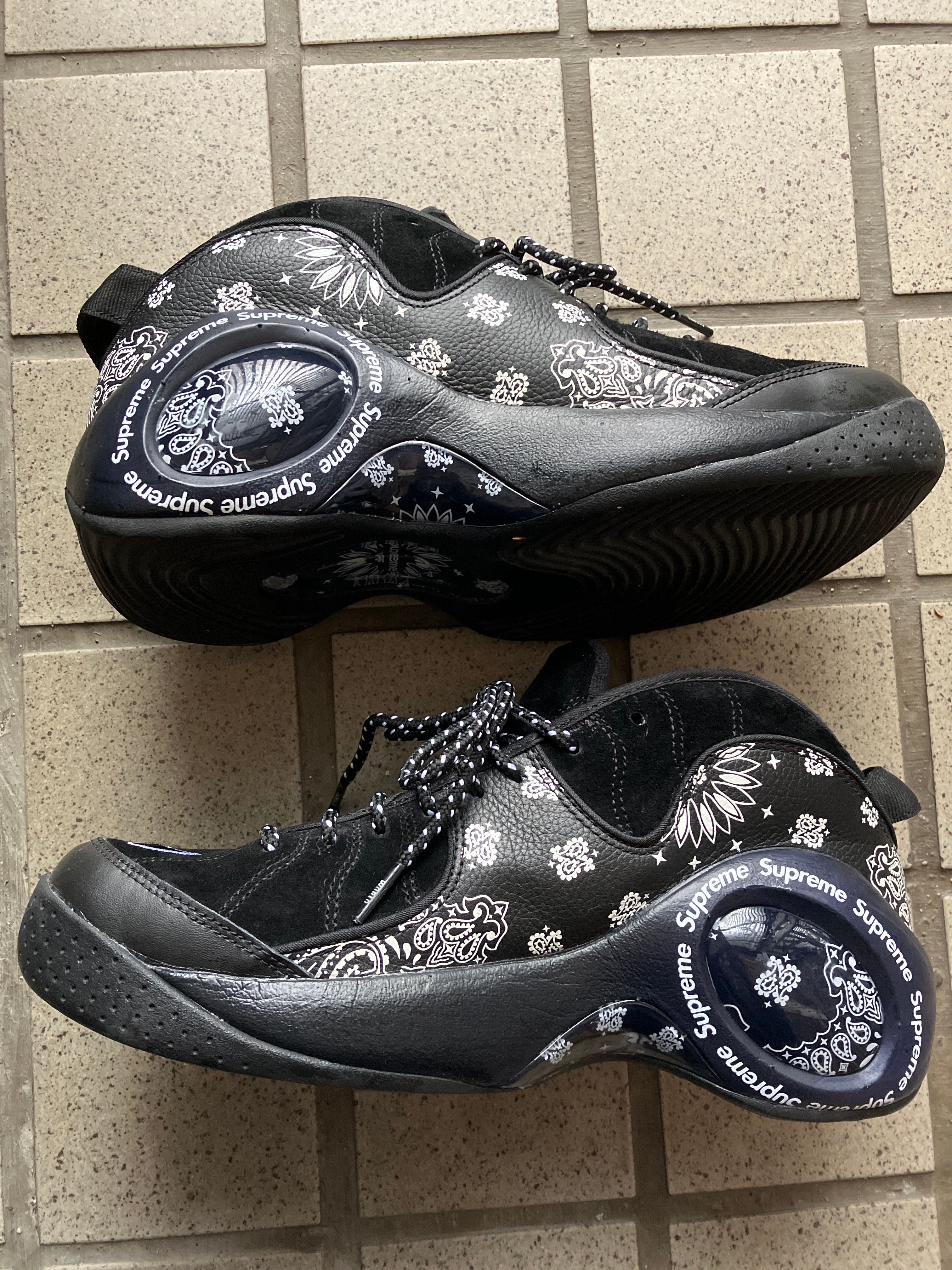 Supreme × Nike Air Zoom Flight 95 SP "Black/White"