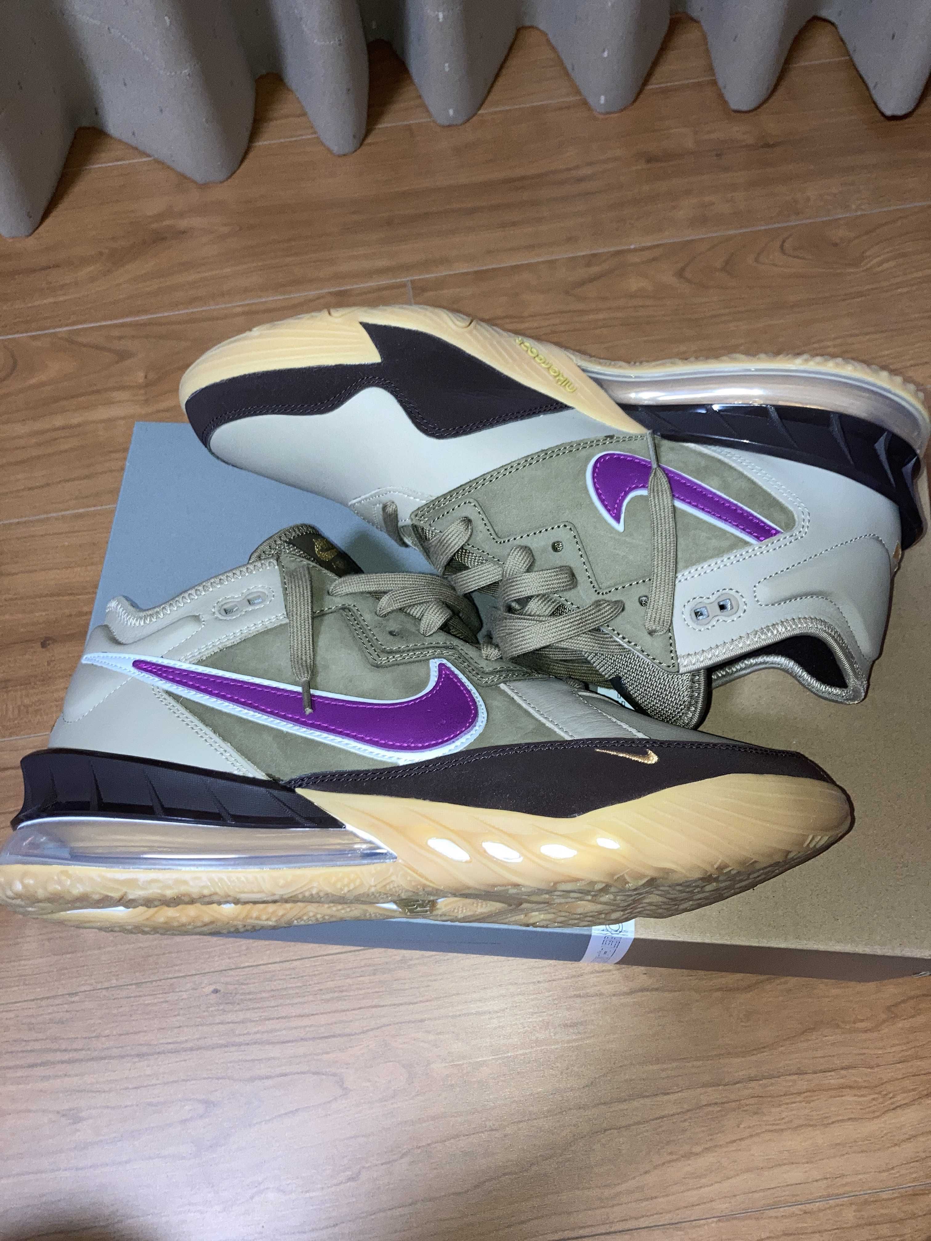atmos × Nike LeBron 18 Low "Viotech"