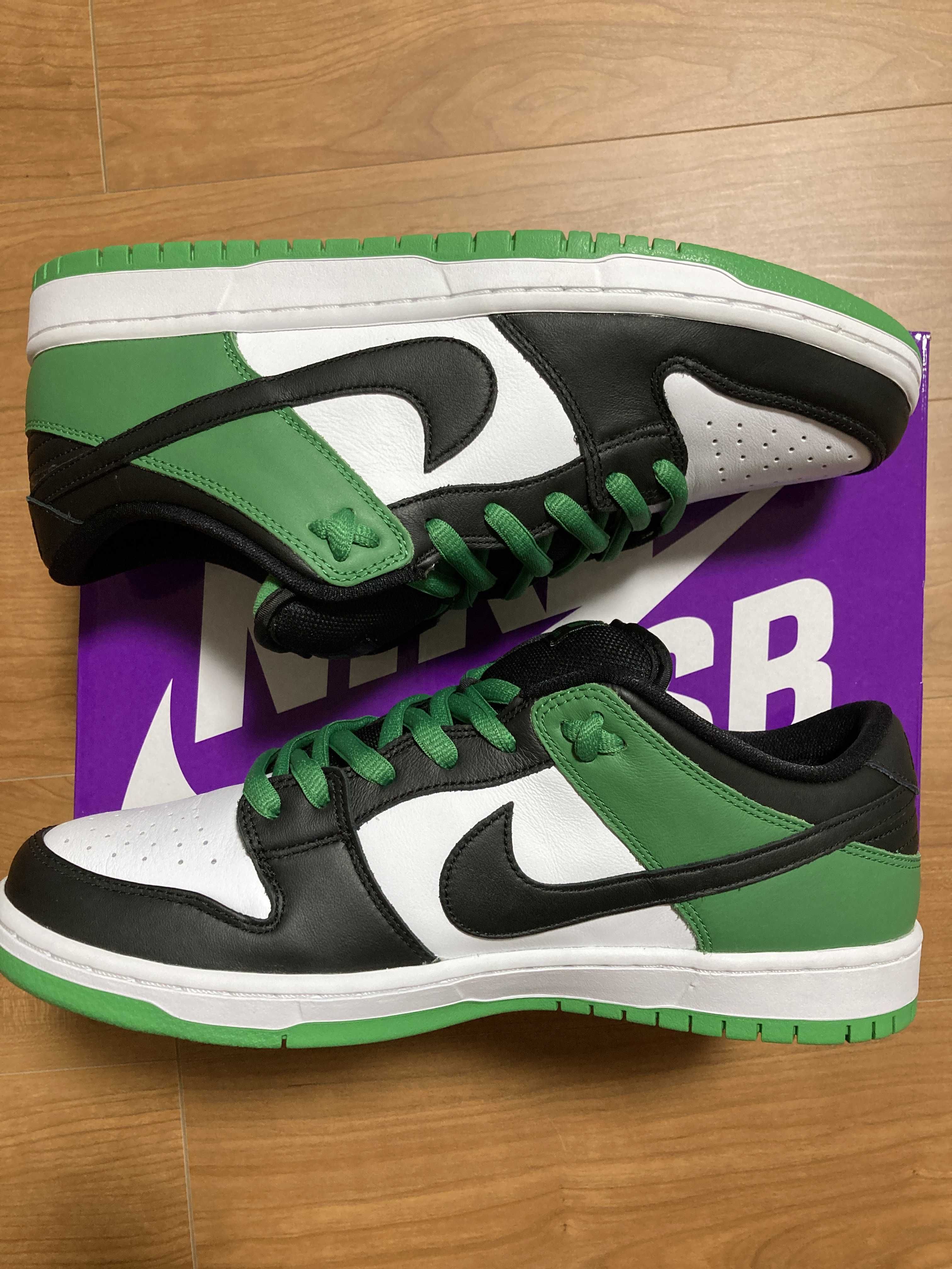 Nike SB Dunk Low Pro "Black and Classic Green"