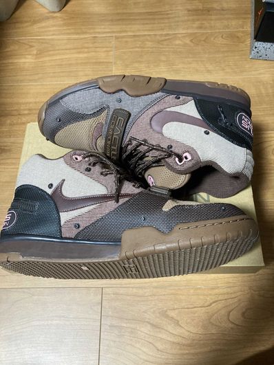 Travis Scott x Nike Air Trainer 1 SP "Archaeo Brown and Rust Pink"