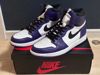 Nike Air Jordan 1 Retro High OG "Court Purple/White/Black" (2020)