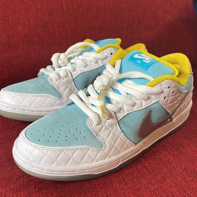 FTC × Nike SB Dunk Low "White/Blue"