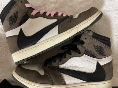 Travis Scott × Nike Air Jordan 1 Retro High OG TS SP "Sail/Dark Mocha"