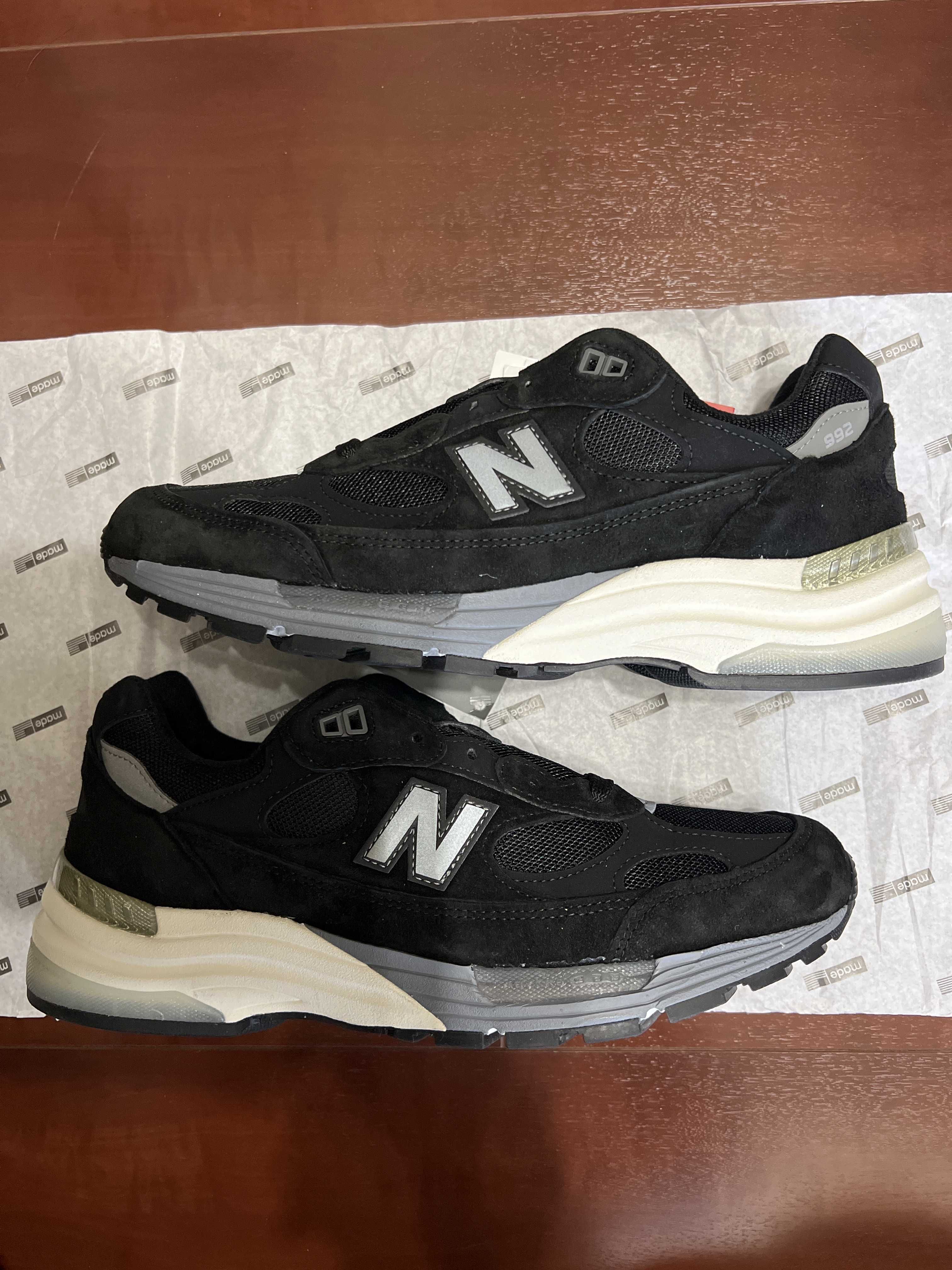 New Balance 992 Made in USA "Black"