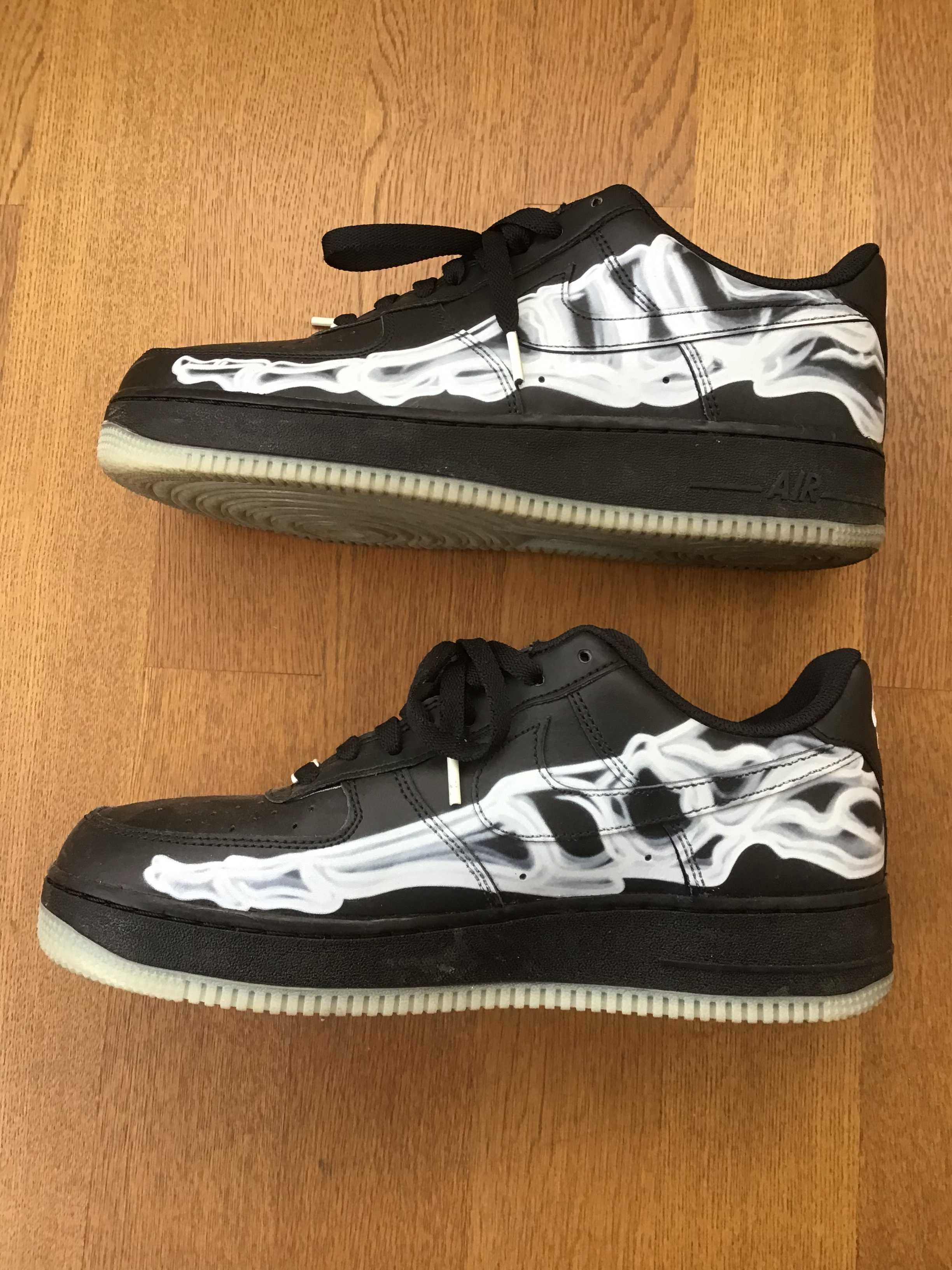 Nike Air Force 1 Low "Black Skeleton"