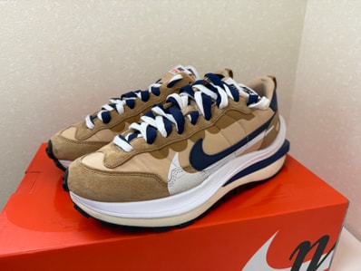 sacai × Nike Vapor Waffle "Sesame and Blue Void"