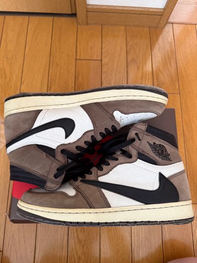 Travis Scott × Nike Air Jordan 1 Retro High OG TS SP "Sail/Dark Mocha"