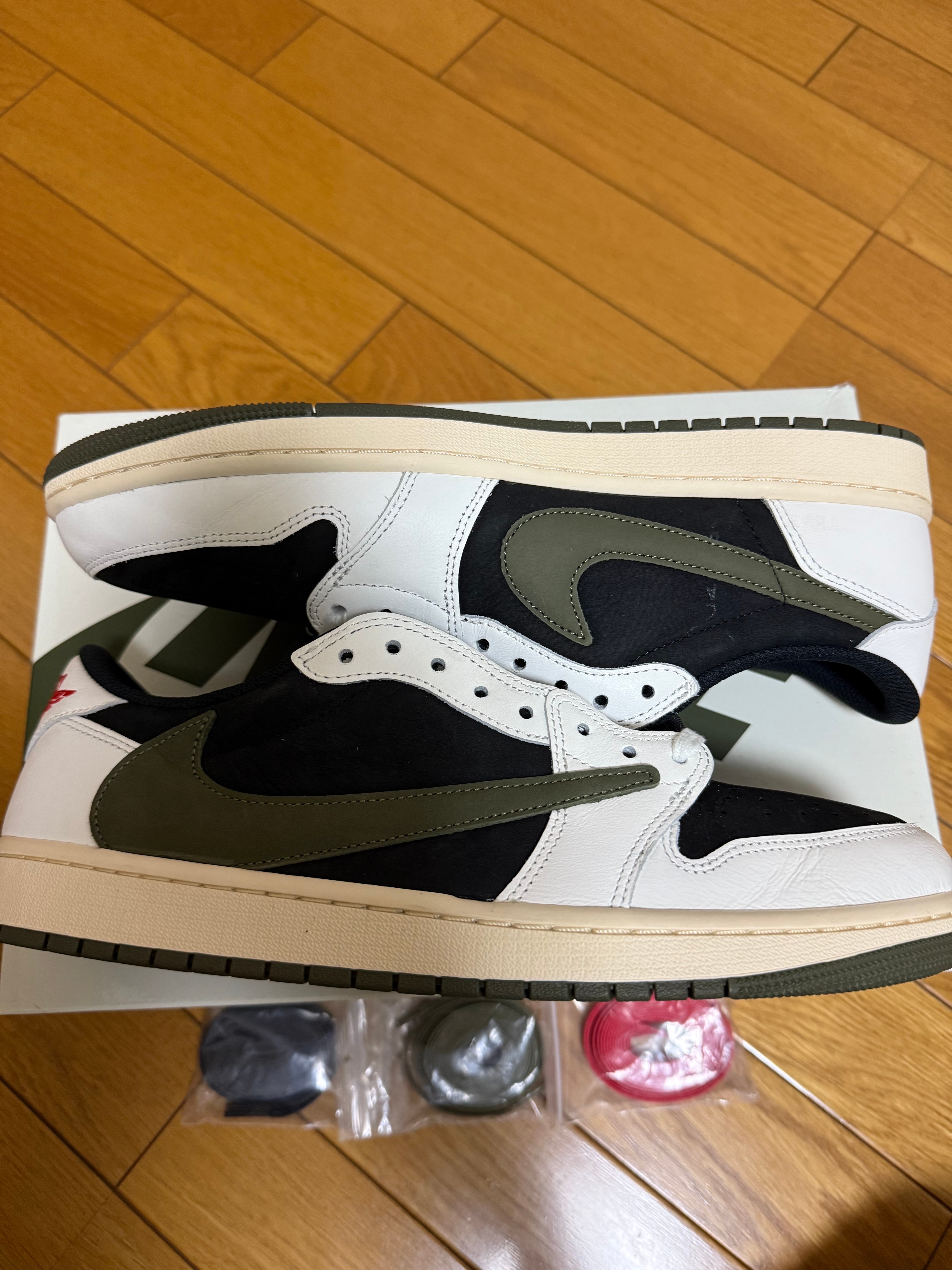 Travis Scott × Nike Women's Air Jordan 1 Low OG "Medium Olive"