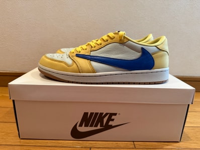 Travis Scott × Nike Women's Air Jordan 1 Retro Low OG "Canary"