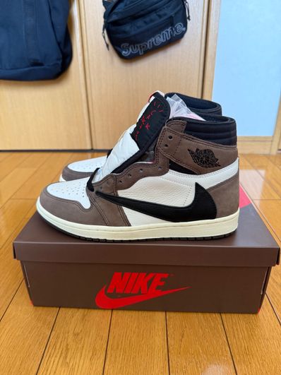 Travis Scott × Nike Air Jordan 1 Retro High OG TS SP "Sail/Dark Mocha"