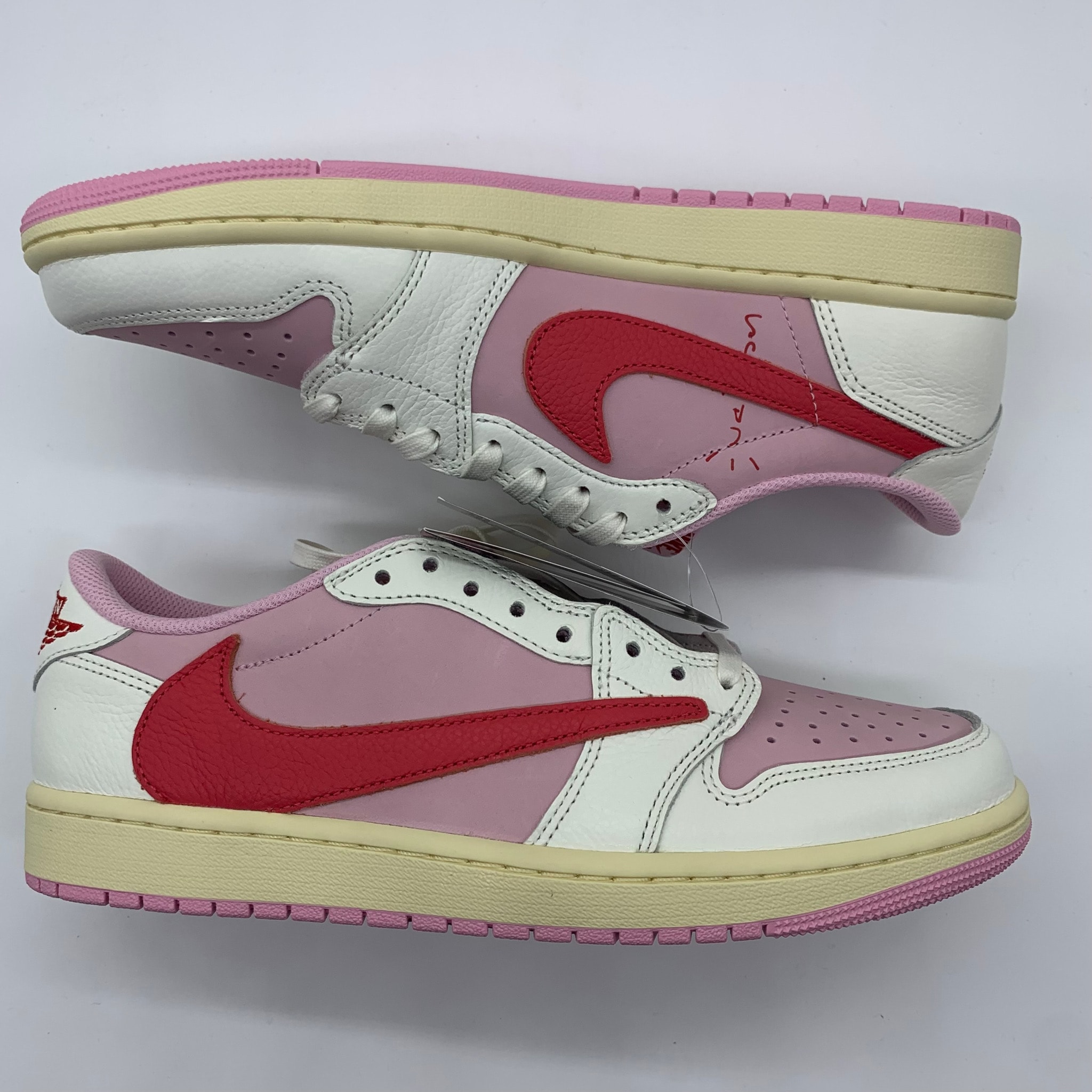 Travis Scott × Nike Air Jordan 1 Retro Low OG "Sail/Tropical Pink"