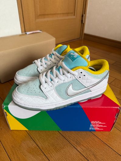 FTC × Nike SB Dunk Low "White/Blue"