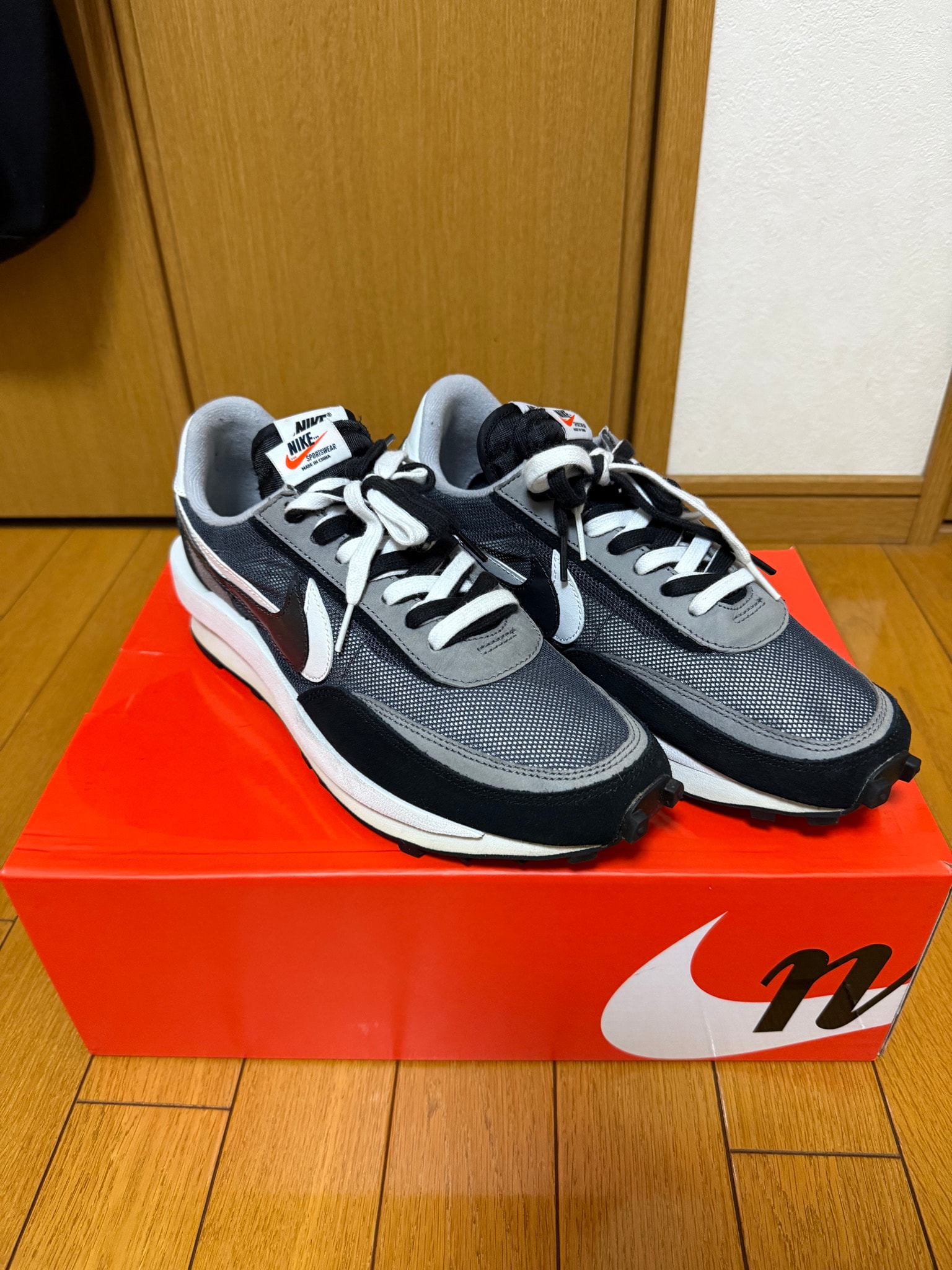 sacai × Nike LD Waffle "Black"