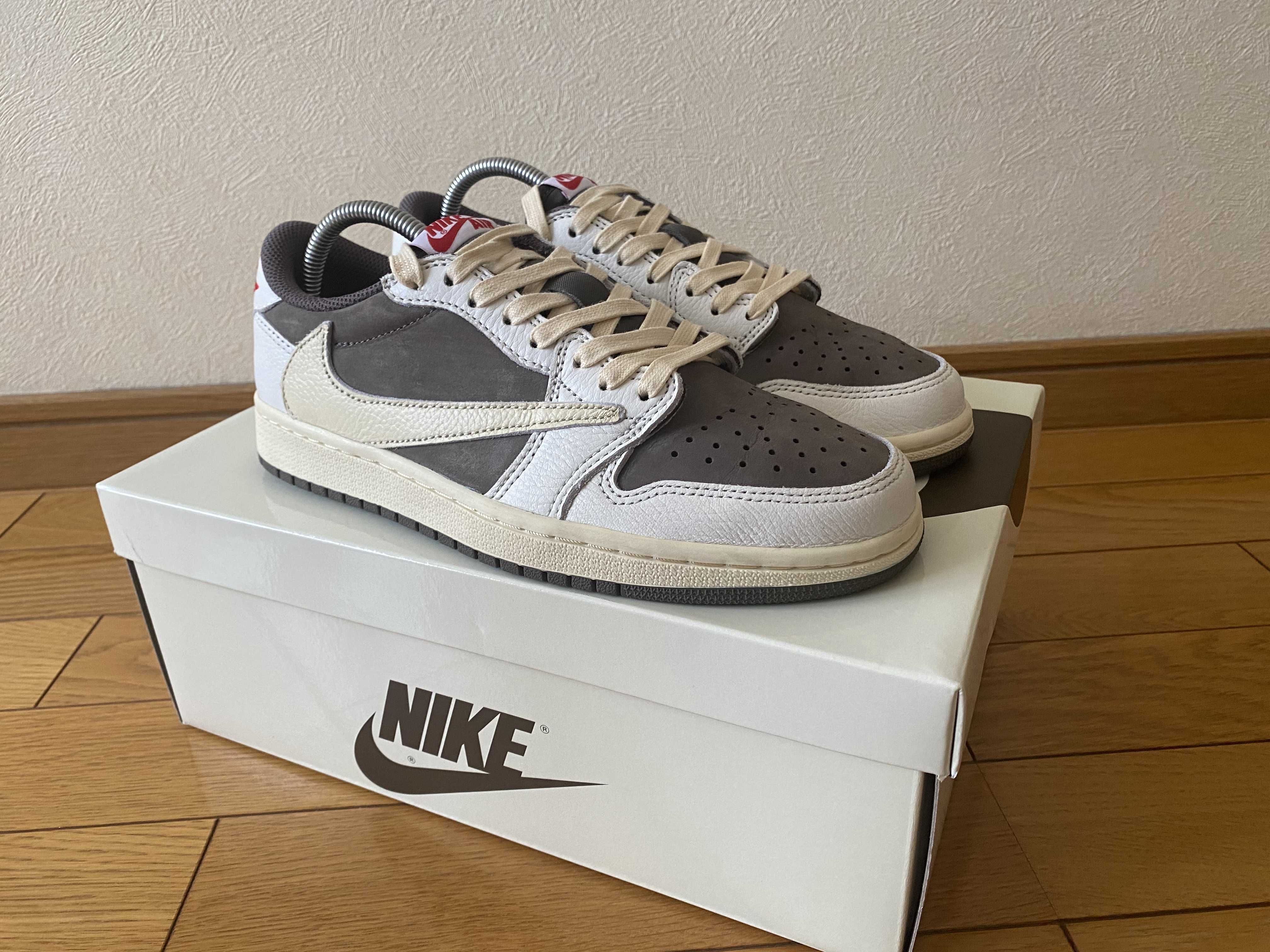 Travis Scott × Nike Air Jordan 1 Low OG SP "Reverse Mocha/Sail and Ridgerock"