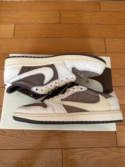 Travis Scott × Nike Air Jordan 1 Low OG SP "Reverse Mocha/Sail and Ridgerock"