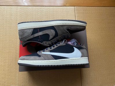 Travis Scott × Nike Air Jordan 1 Low OG SP-T "Black/Dark Mocha"