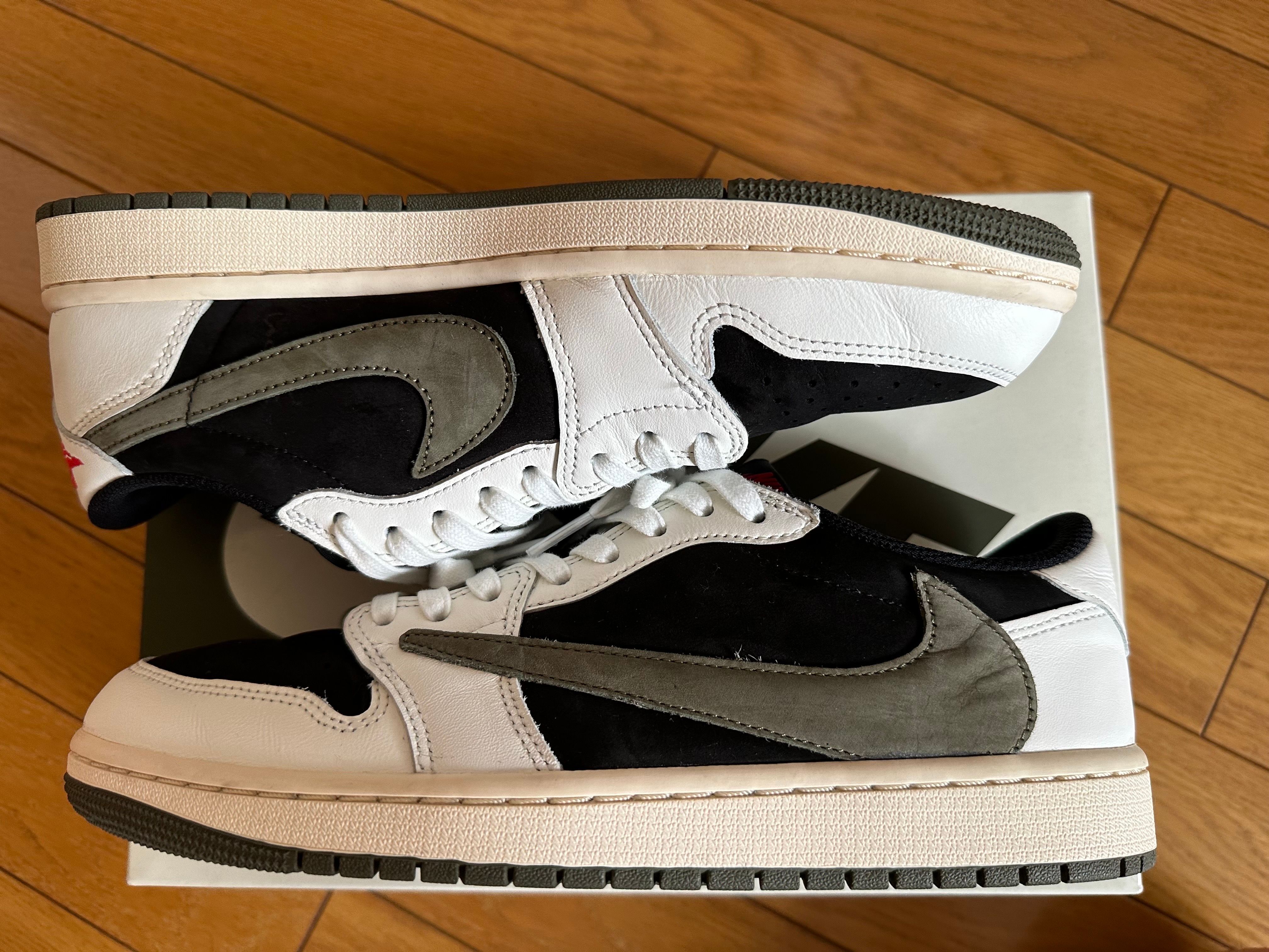 Travis Scott × Nike Women's Air Jordan 1 Low OG "Medium Olive"