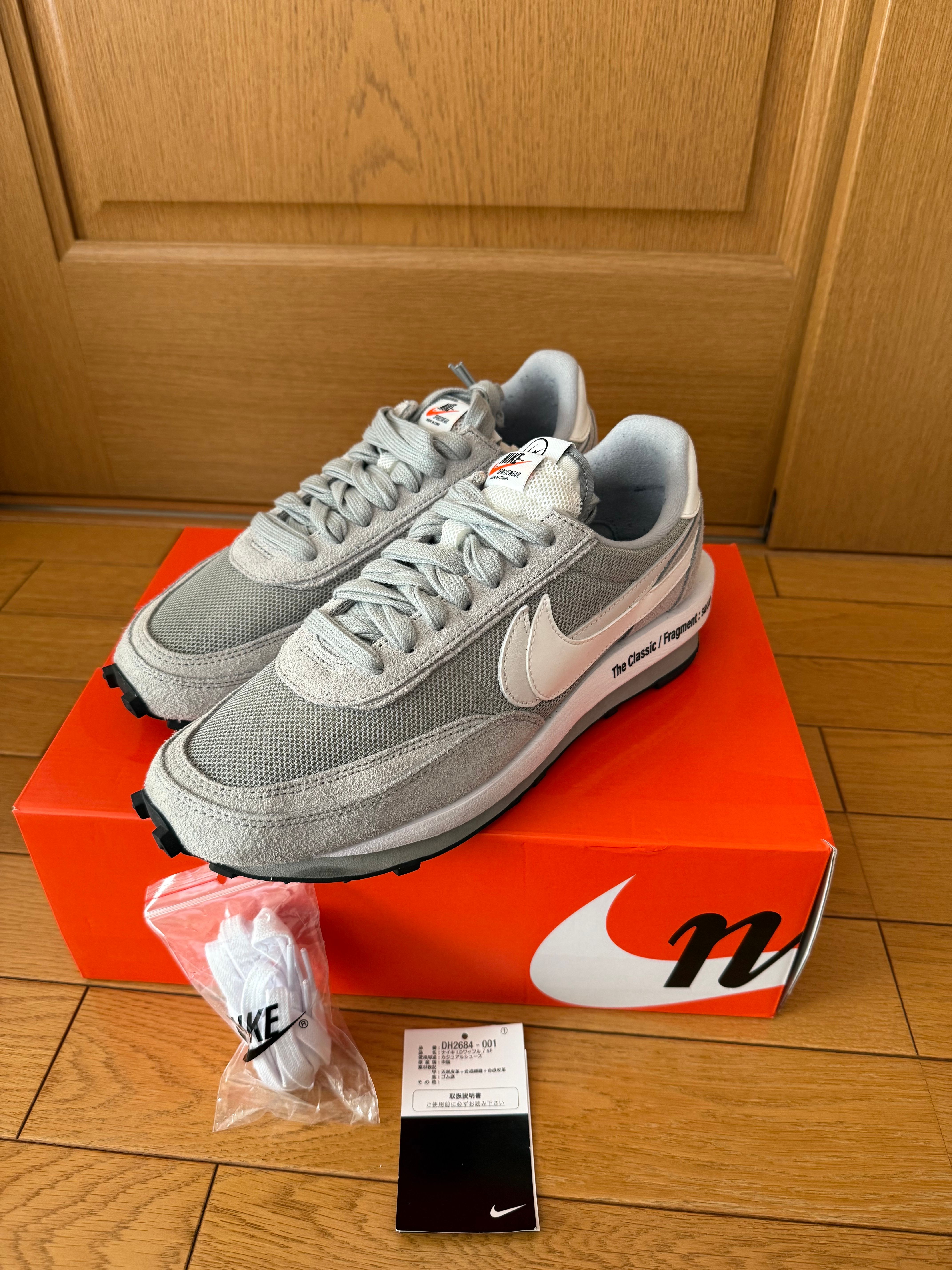 Fragment × sacai × Nike LD Waffle "Light Smoke Grey"