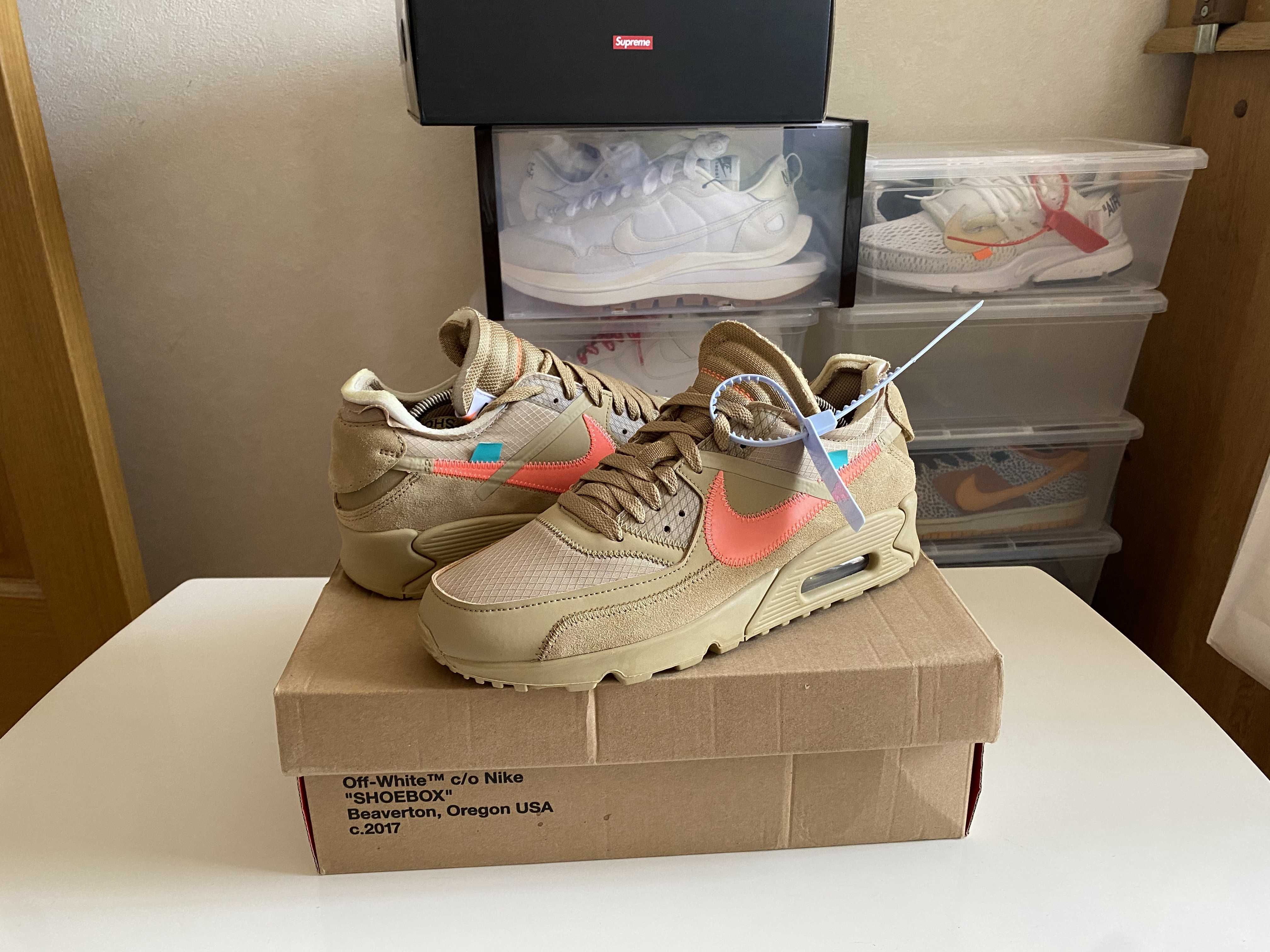 Off-White × Nike Air Max 90 "Desert Ore"