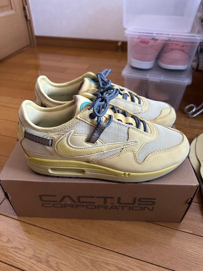 Travis Scott × Nike Air Max 1 "CACT.US Gold"