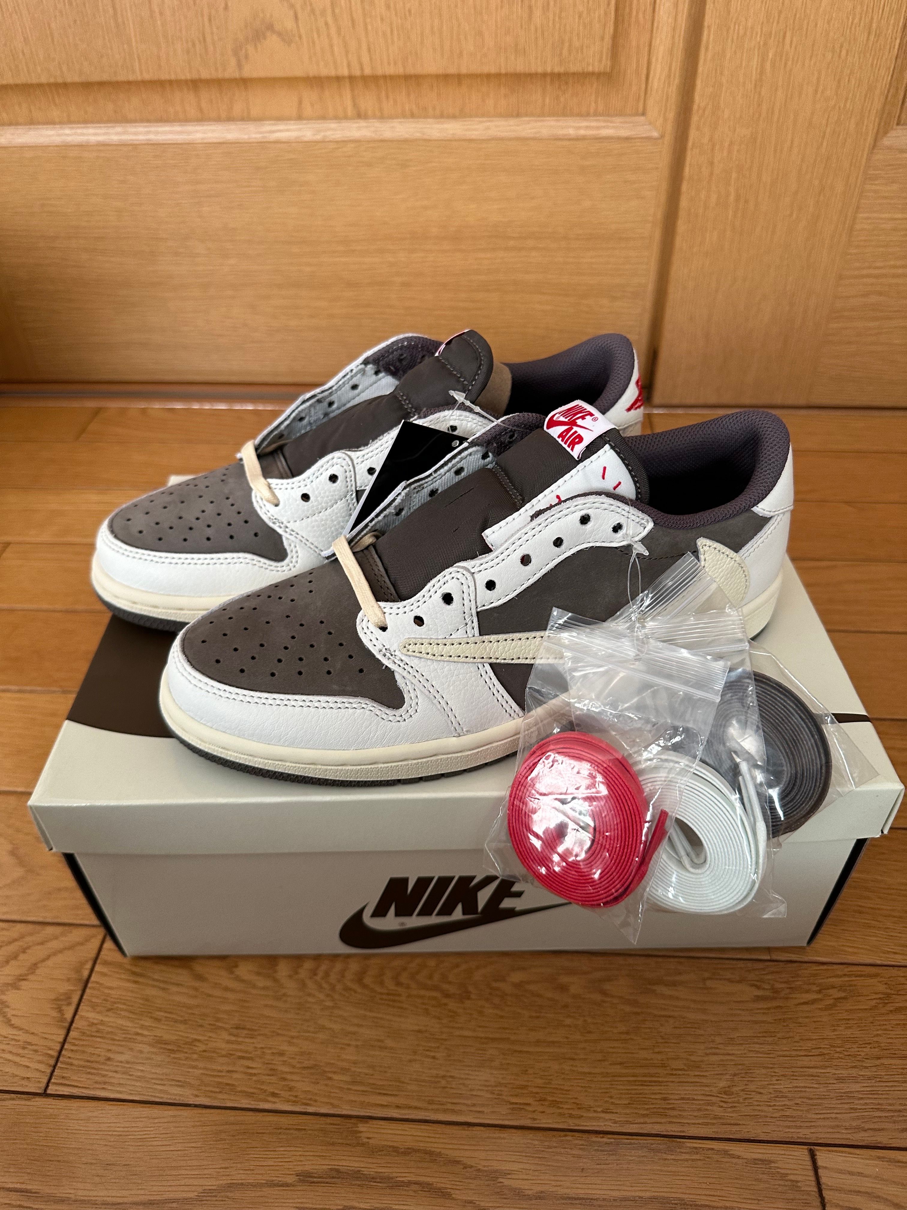 Travis Scott × Nike Air Jordan 1 Low OG SP "Reverse Mocha/Sail and Ridgerock"