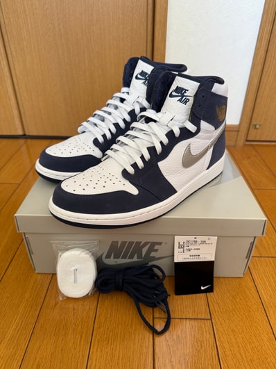 Nike Air Jordan 1 High OG CO.JP "White/Midnight Navy" (2020) (Standard Box)