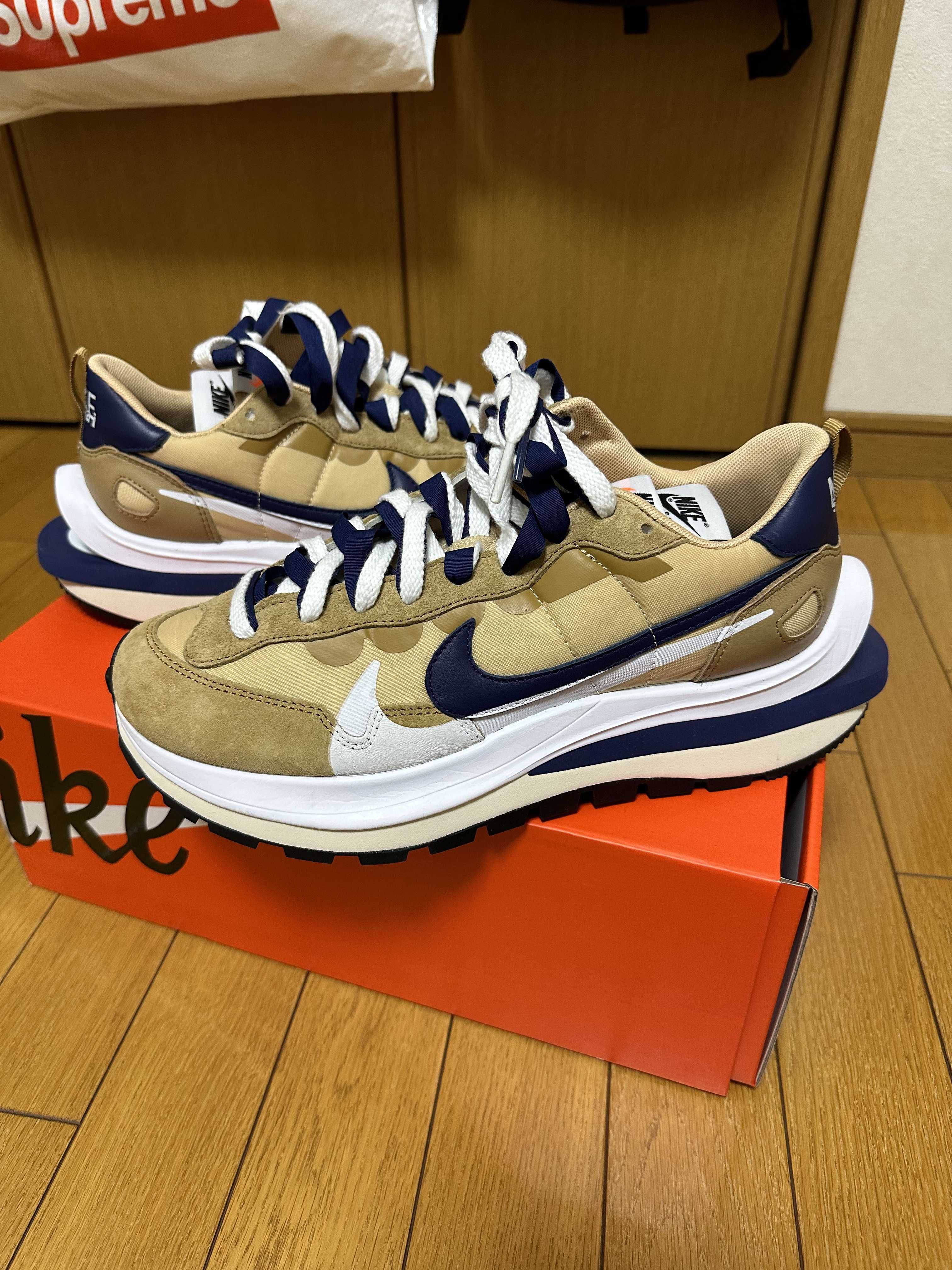 Sacai × Nike Vapor Waffle "Sesame And Blue Void"