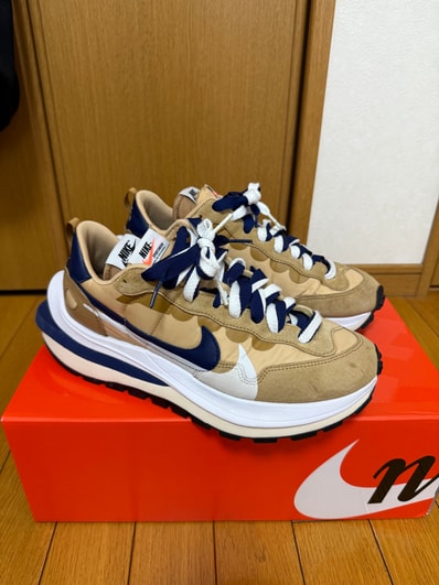 sacai × Nike Vapor Waffle "Sesame and Blue Void"