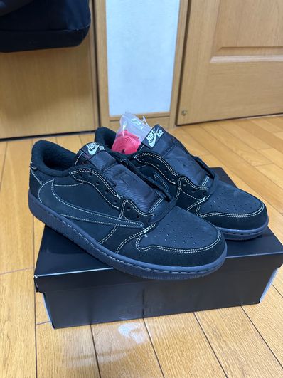 Travis Scott × Nike Air Jordan 1 Low OG SP "Black Phantom"